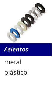 Asientos metal plástico